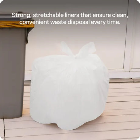 White Kitchen Tidy Bags 27L - Roll of 50 - Modern Teaching Aids NZ