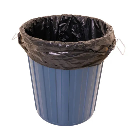 Contractor Black HD Bin Liner 55L-Pack of 50 - Modern Teaching Aids NZ