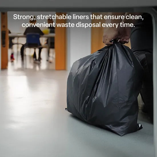 Contractor Black HD Bin Liner 73L-Pack of 50 - Modern Teaching Aids NZ