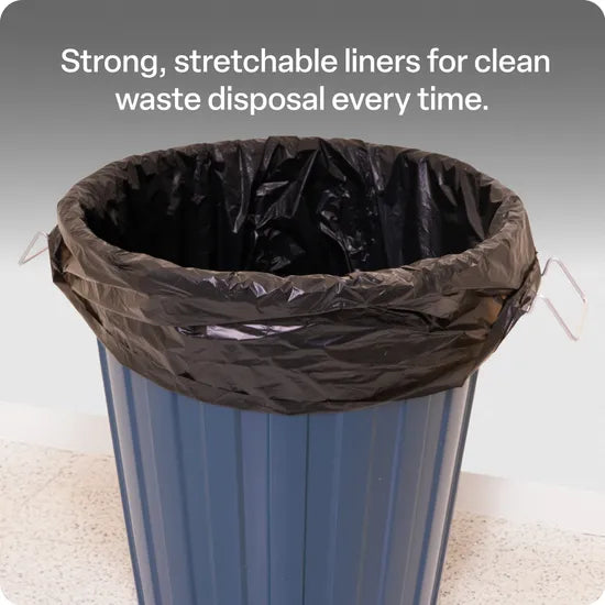 Contractor Bin Liners HD Black - 120 L, Pack of 50 - Modern Teaching Aids NZ