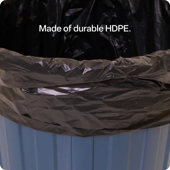 Contractor Bin Liners HD Black - 120 L, Pack of 50 - Modern Teaching Aids NZ