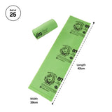 Envirostar Compost Bin Liners - 8 L, Roll of 25