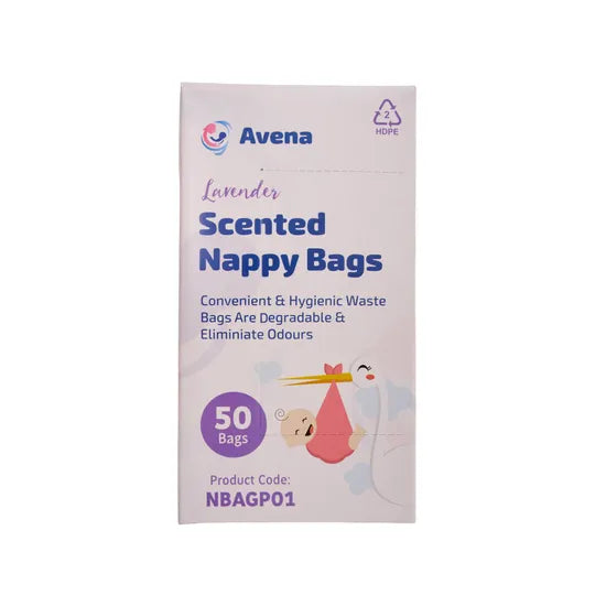 Avena Purple Scented Nappy Bags - Pack of 50 - Modern Teaching Aids NZ