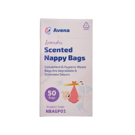 Avena Purple Scented Nappy Bags - Pack of 50 - Modern Teaching Aids NZ