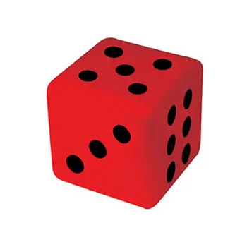Teachables Soft Foam Dice - Dot, 6-Sided - Modern Teaching Aids NZ