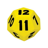 Teachables Soft Foam Dice - 12-Sided, Assorted Colours - Modern Teaching Aids NZ