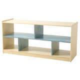 Aurum Spaces - Blue Open Back 5 Compartment Shelf - Modern Teaching Aids NZ