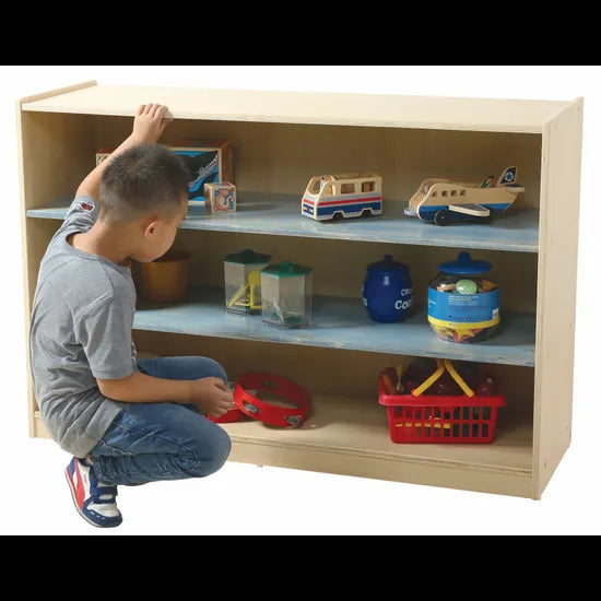 Aurum Spaces - Blue 3 Shelf - Modern Teaching Aids NZ