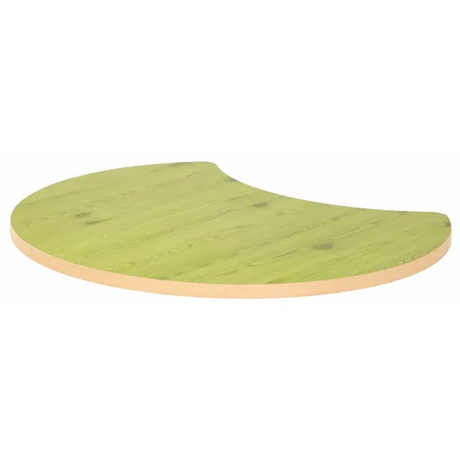 Cut Away Table Top - 85 x 72 cm - Green - Modern Teaching Aids NZ