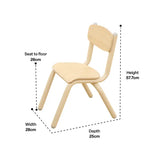 Aurum Spaces - Metal Chair - 26cm Seat Height - Modern Teaching Aids NZ