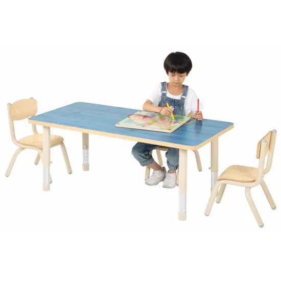 Aurum Spaces - Rectangle Table - 120 x 60 cm - Blue - 39-61.5 cm - Modern Teaching Aids NZ