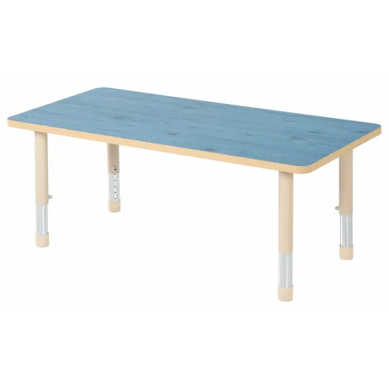 Aurum Spaces - Rectangle Table - 120 x 60 cm - Blue - 39-61.5 cm - Modern Teaching Aids NZ