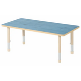 Aurum Spaces - Rectangle Table - 120 x 60 cm - Blue - 39-61.5 cm - Modern Teaching Aids NZ