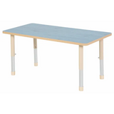 Aurum Spaces - Rectangle Table - 120 x 60 cm - Blue - 57-79.5 cm - Modern Teaching Aids NZ