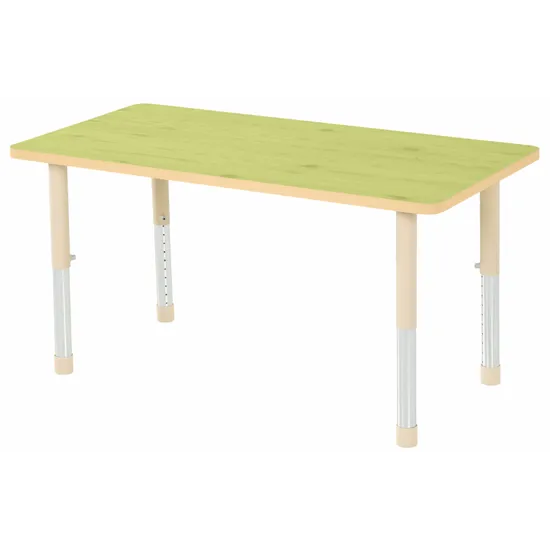 Aurum Spaces - Rectangle Table - 120 x 60 cm - Green - 39-61.5 cm - Modern Teaching Aids NZ