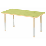Aurum Spaces - Rectangle Table - 120 x 60 cm - Green - 39-61.5 cm - Modern Teaching Aids NZ