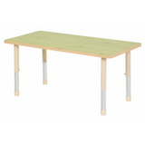 Aurum Spaces - Rectangle Table - 120 x 60 cm - Green - 39-61.5 cm - Modern Teaching Aids NZ