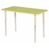 Aurum Spaces - Rectangle Table - 120 x 60 cm - Green - 57-79.5 cm - Modern Teaching Aids NZ