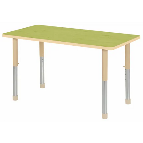 Aurum Spaces - Rectangle Table - 120 x 60 cm - Green - 57-79.5 cm - Modern Teaching Aids NZ
