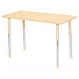 Aurum Spaces - Rectangle Table - 120 x 60 cm - Natural - 57-79.5 cm - Modern Teaching Aids NZ