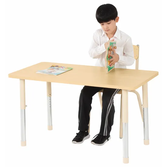 Aurum Spaces - Rectangle Table - 120 x 60 cm - Natural - 57-79.5 cm - Modern Teaching Aids NZ