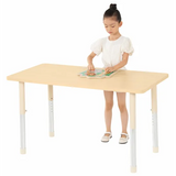 Aurum Spaces - Rectangle Table - 120 x 60 cm - Natural - 57-79.5 cm - Modern Teaching Aids NZ