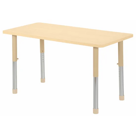 Aurum Spaces - Rectangle Table - 120 x 60 cm - Natural - 57-79.5 cm - Modern Teaching Aids NZ