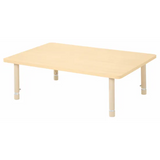 Aurum Spaces - Rectangle Table - 120 x 80 cm - Natural - 39-61.5 cm - Modern Teaching Aids NZ