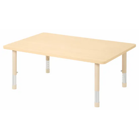 Aurum Spaces - Rectangle Table - 120 x 80 cm - Natural - 39-61.5 cm - Modern Teaching Aids NZ