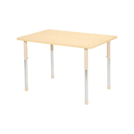 Aurum Spaces - Rectangle Table - 120 x 80 cm - Natural - 57-79.5 cm - Modern Teaching Aids NZ