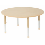 Aurum Spaces - Round Table - 120 cm - Natural - 39-61.5 cm - Modern Teaching Aids NZ