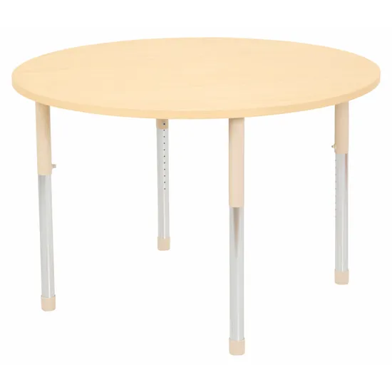 Aurum Spaces - Round Table - 120 cm - Natural - 57-79.5 cm - Modern Teaching Aids NZ