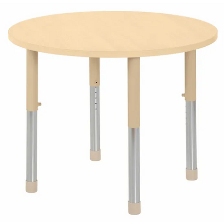 Aurum Spaces - Round Table - 85 cm - Natural - 57-79.5 cm - Modern Teaching Aids NZ