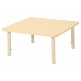 Aurum Spaces - Square Table - 80 x 80 cm - Natural - 39-61.5 cm - Modern Teaching Aids NZ