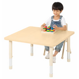 Aurum Spaces - Square Table - 80 x 80 cm - Natural - 39-61.5 cm - Modern Teaching Aids NZ