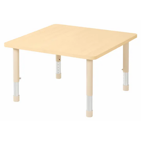 Aurum Spaces - Square Table - 80 x 80 cm - Natural - 39-61.5 cm - Modern Teaching Aids NZ