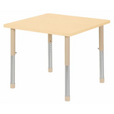 Aurum Spaces - Square Table - 80 x 80 cm - Natural - 57-79.5 cm - Modern Teaching Aids NZ