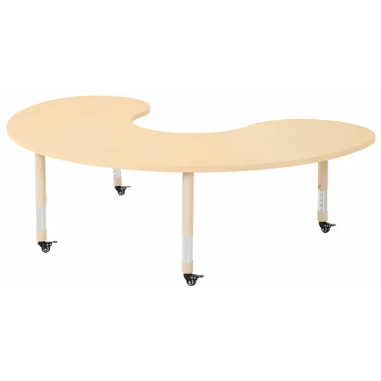 Aurum Spaces - Group Table - 180 x 120 cm - Natural - 39-61.5 cm - Modern Teaching Aids NZ