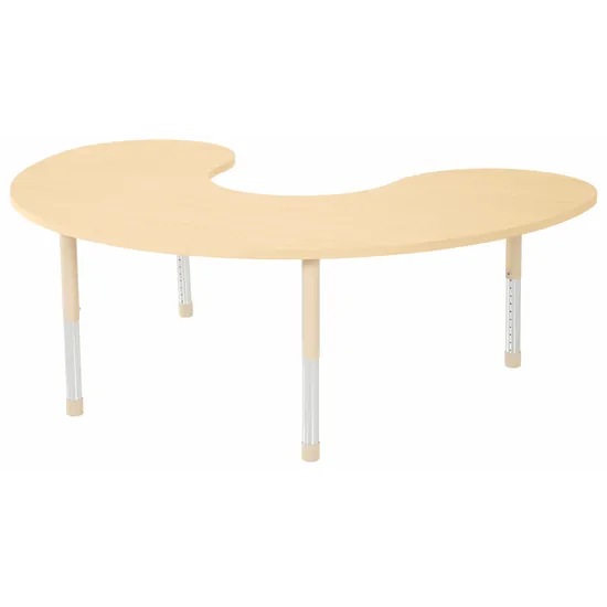 Aurum Spaces - Group Table - 180 x 120 cm - Natural - 39-61.5 cm - Modern Teaching Aids NZ
