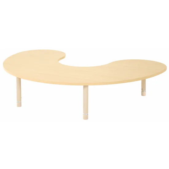 Aurum Spaces - Group Table - 180 x 120 cm - Natural - 39-61.5 cm - Modern Teaching Aids NZ