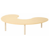 Aurum Spaces - Group Table - 180 x 120 cm - Natural - 39-61.5 cm - Modern Teaching Aids NZ