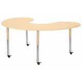 Aurum Spaces - Group Table - 180 x 120 cm - Natural - 57-79.5 cm - Modern Teaching Aids NZ
