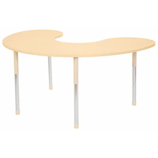 Aurum Spaces - Group Table - 180 x 120 cm - Natural - 57-79.5 cm - Modern Teaching Aids NZ
