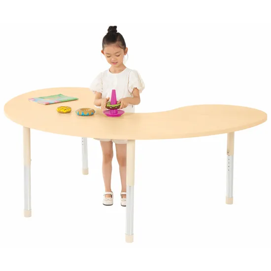 Aurum Spaces - Group Table - 180 x 120 cm - Natural - 57-79.5 cm - Modern Teaching Aids NZ