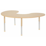 Aurum Spaces - Group Table - 180 x 120 cm - Natural - 57-79.5 cm - Modern Teaching Aids NZ