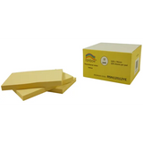 Sticky Notes Yellow 100's 125 x 76mm - Pack of 12