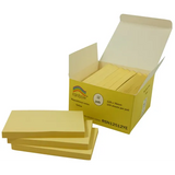 Sticky Notes Yellow 100's 125 x 76mm - Pack of 12