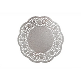 Metallic Paper Doilies Silver - Pack of 50 - Modern Teaching Aids NZ