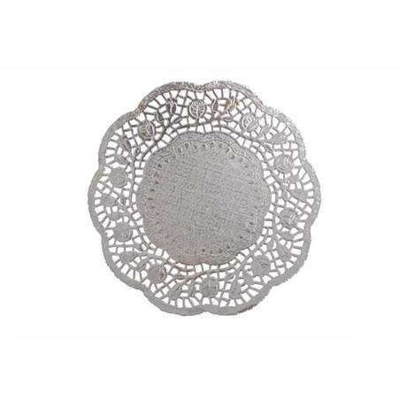 Metallic Paper Doilies Silver - Pack of 50 - Modern Teaching Aids NZ