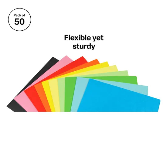 Kinder Coloured Paper A4 80gsm - Pack of 50 - Modern Teaching Aids NZ